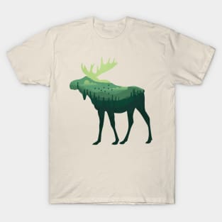 moose lover,moose gift animal moose nature in alaska elk T-Shirt